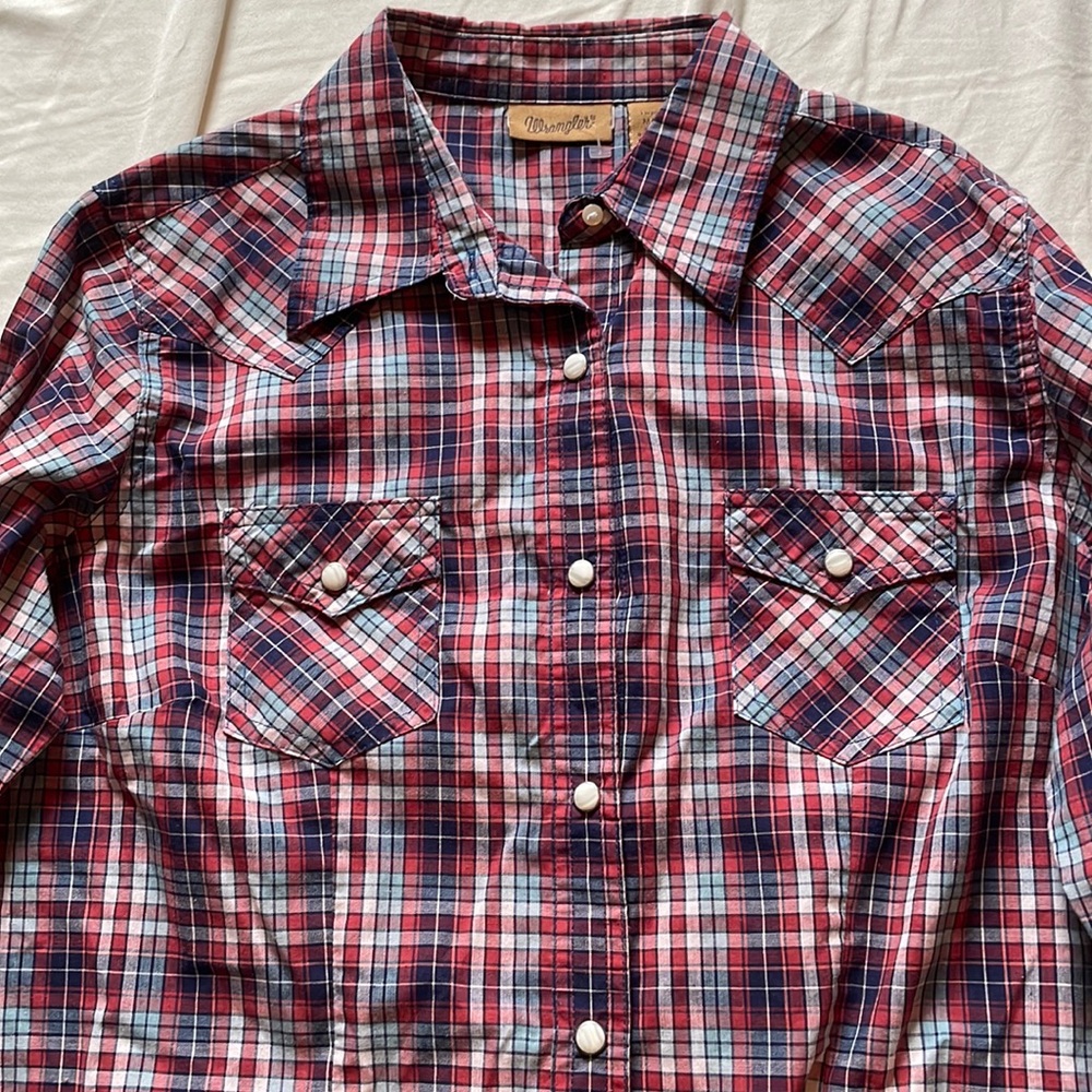 Western pearl snap long-sleeve shirt